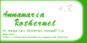 annamaria rothermel business card